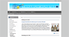 Desktop Screenshot of gymun.de